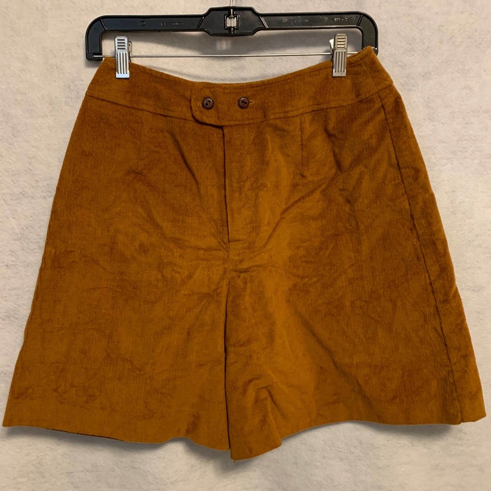 Vintage Russ‎ Crushed Corduroy Shorts Women's Size 12